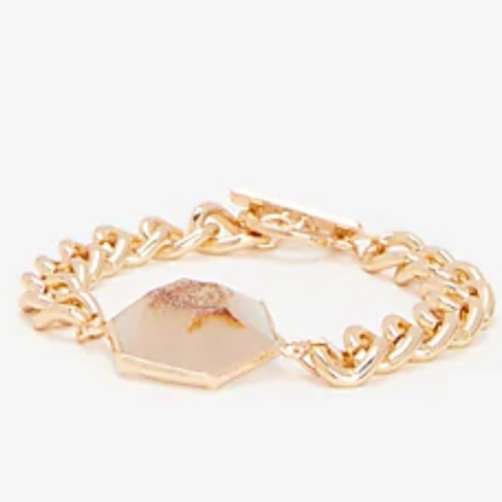 Beautiful Agate Pendant Bracelet